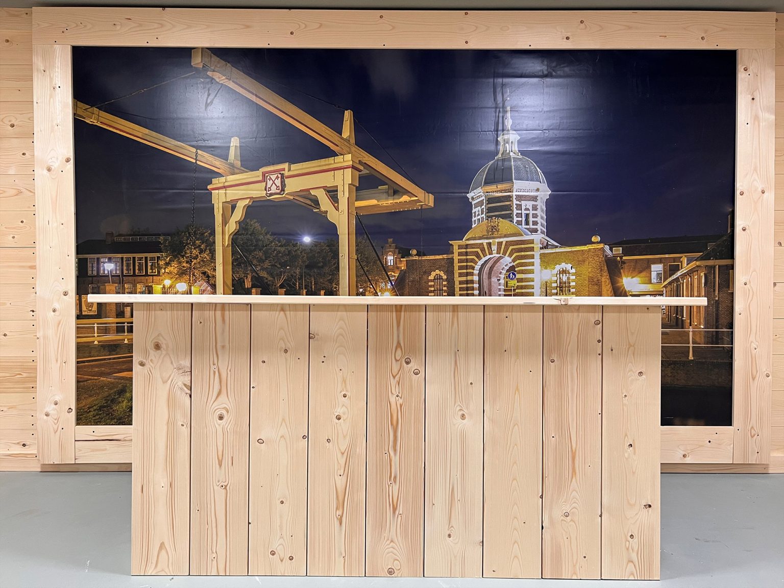 Steigerhouten Muur Bar ⭐ Snelle levering