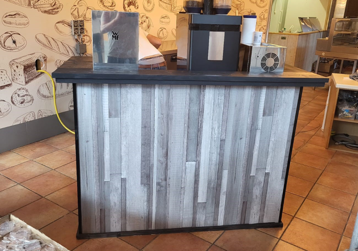 Steigerhouten Balie Deluxe - Afbeelding 22