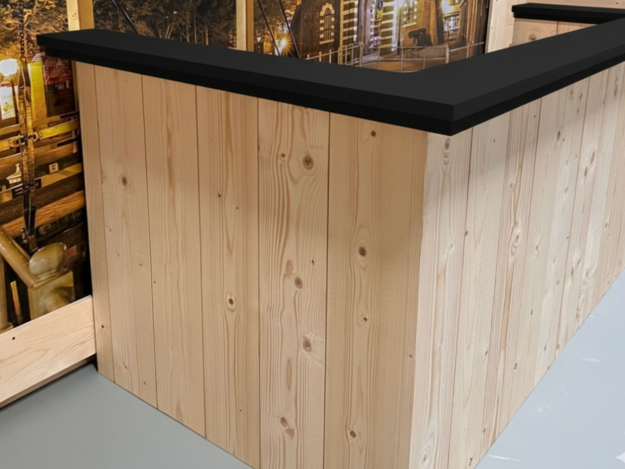 Steigerhouten Hoek Bar - Afbeelding 4