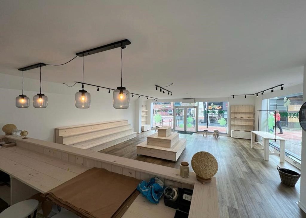 Maatwerk interieur bloemenwinkel