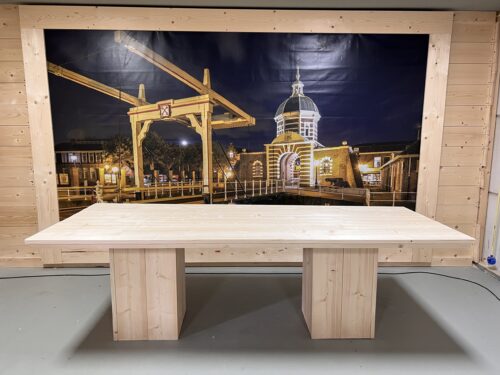 Steigerhouten Eettafel Deluxe