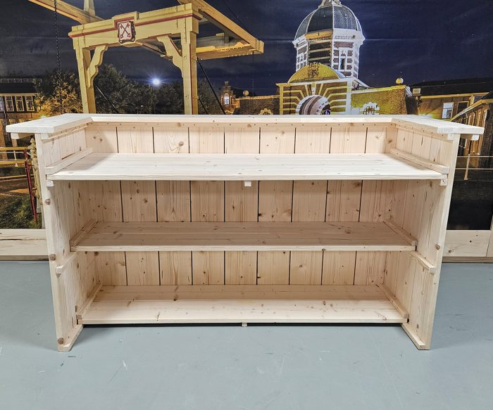 Steigerhouten Bar - Wit - Afbeelding 9