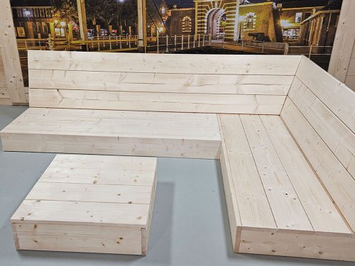 Steigerhouten Loungeset Jaimy – Tijdloos Design voor Tuin of Veranda