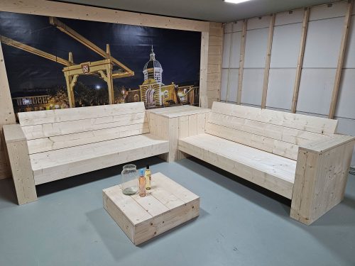 Steigerhouten Loungeset Mickey