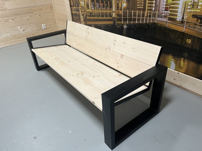 Steigerhouten Loungebank Wesley