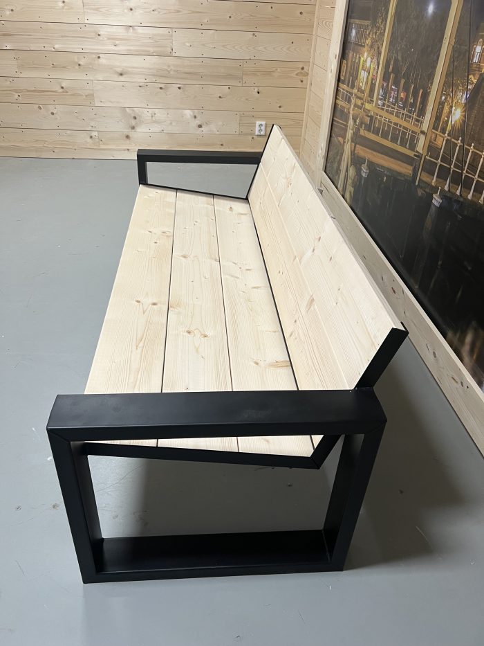 Steigerhouten Loungebank Wesley