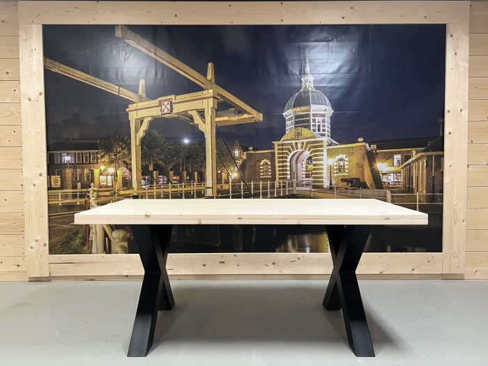 Steigerhouten Eettafel Kim