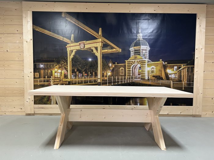 Steigerhouten Eettafel Delano
