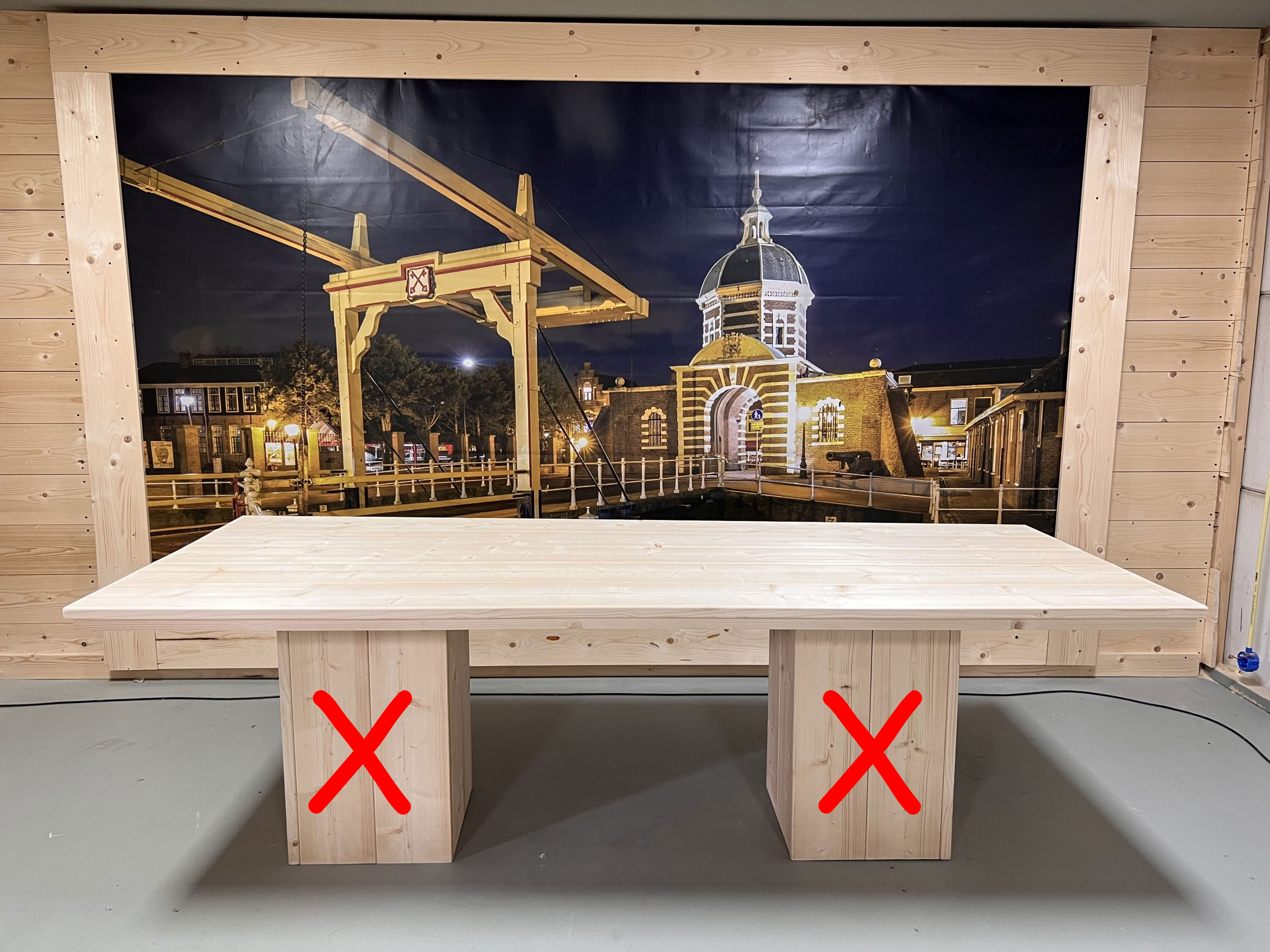 Steigerhouten Tafelblad