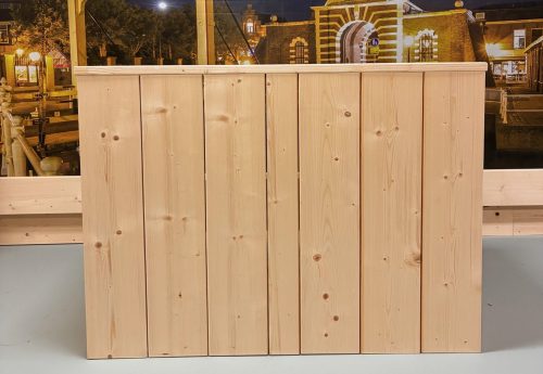 Steigerhouten Balie Deluxe - 130