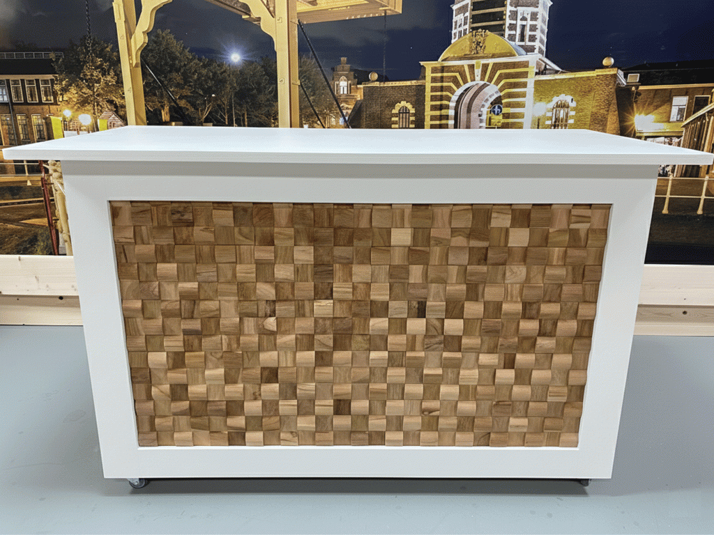 Houten toonbank teak