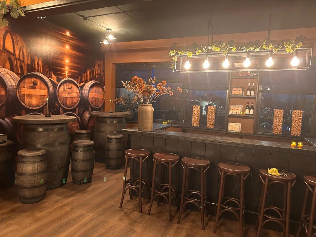 Overzichtsfoto van de nieuwe evenementenlocatie bij Slagerij Chateau Briand.