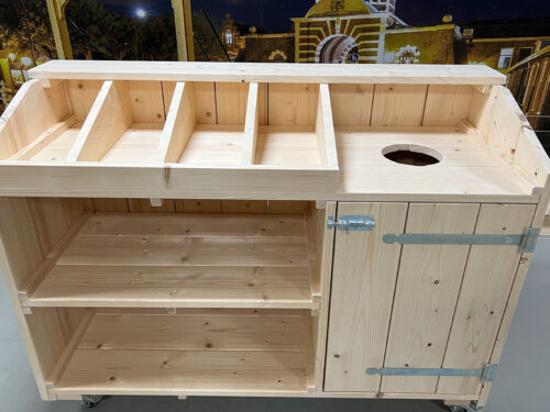 Steigerhouten Bestekwagen