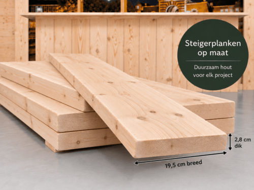 Steigerplanken op maat