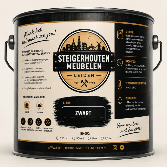 SML Premium Houtverf – Zwart