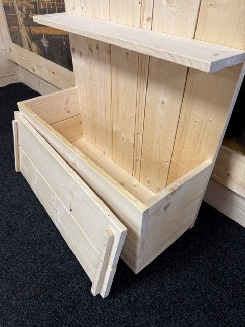 Steigerhouten Display Stelling - 240 cm - Direct Leverbaar - Afbeelding 3