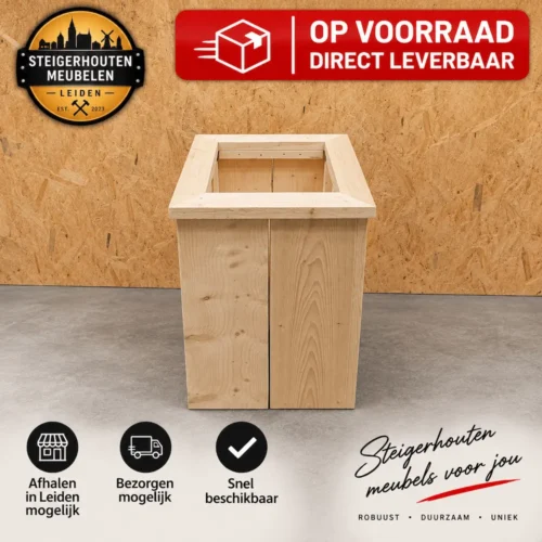 Houten-plantenbak
