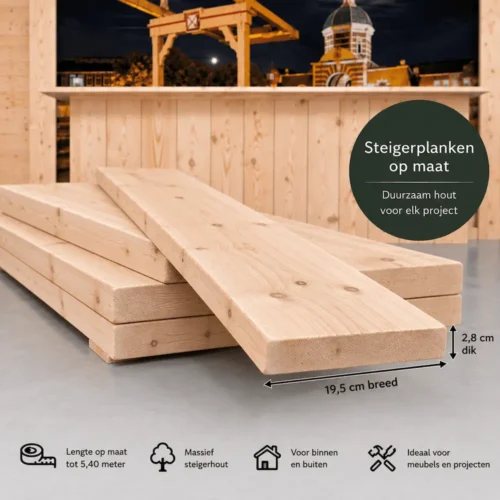 Steigerplanken op maat