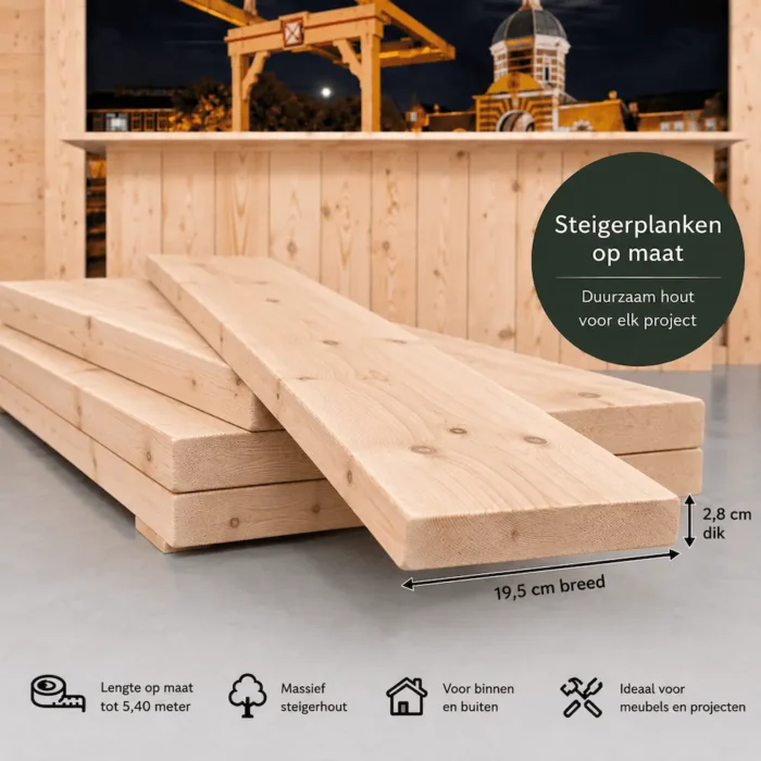 Steigerplanken op maat